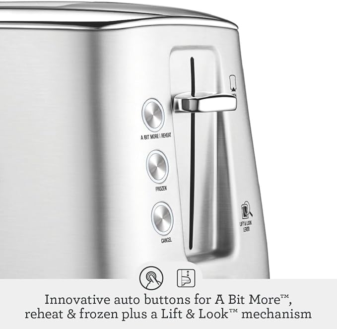 Breville Toast Select Luxe Toaster – Stainless Steel, 2 Slice, Smart &amp; Precise (Open Box)