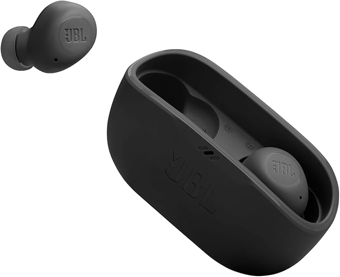JBL Vibe Buds – True Wireless Earbuds with Deep Bass (Black)