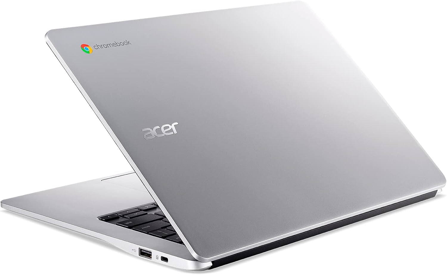 Chromebook Acer CB314 CB314-2H-K5EL, écran 14"" FHD, processeur MediaTek MT8183, 4 Go DDR4, 128 Go eMMC, Chrome OS, couleur argent