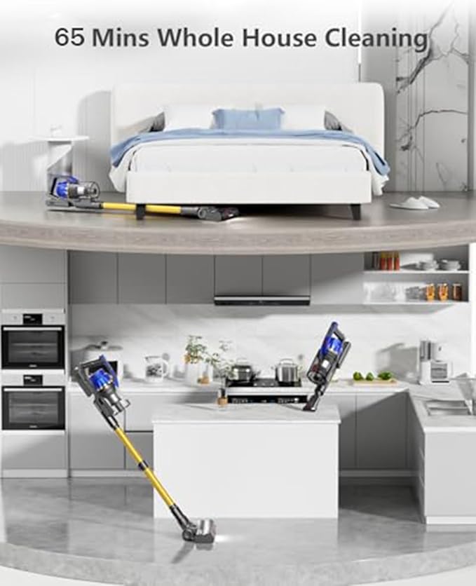 ZVSAHYX V17 – Powerful and Lightweight Cordless Stick Vacuum Cleaner (Open Box)