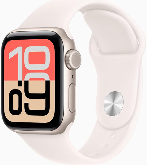 Apple Watch SE (3e génération) — montre intelligente 40 mm GPS (lumière stellaire)
