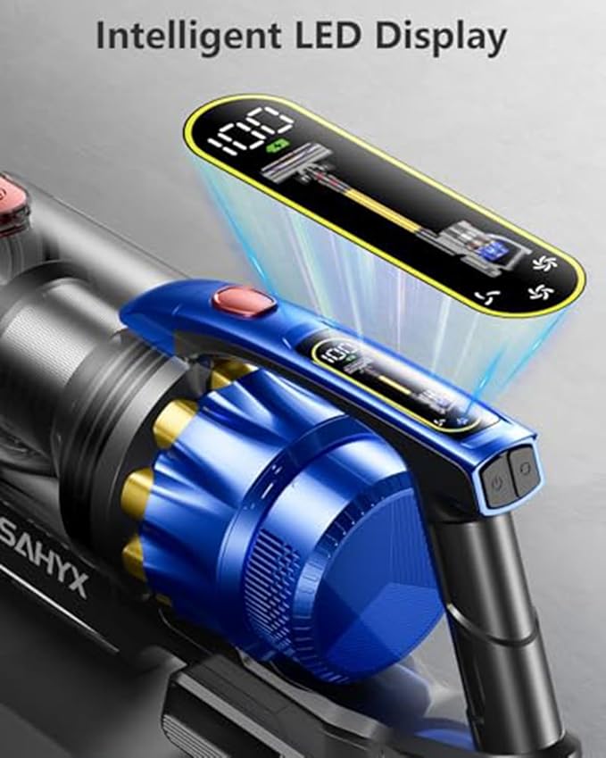 ZVSAHYX V17 – Powerful and Lightweight Cordless Stick Vacuum Cleaner (Open Box)