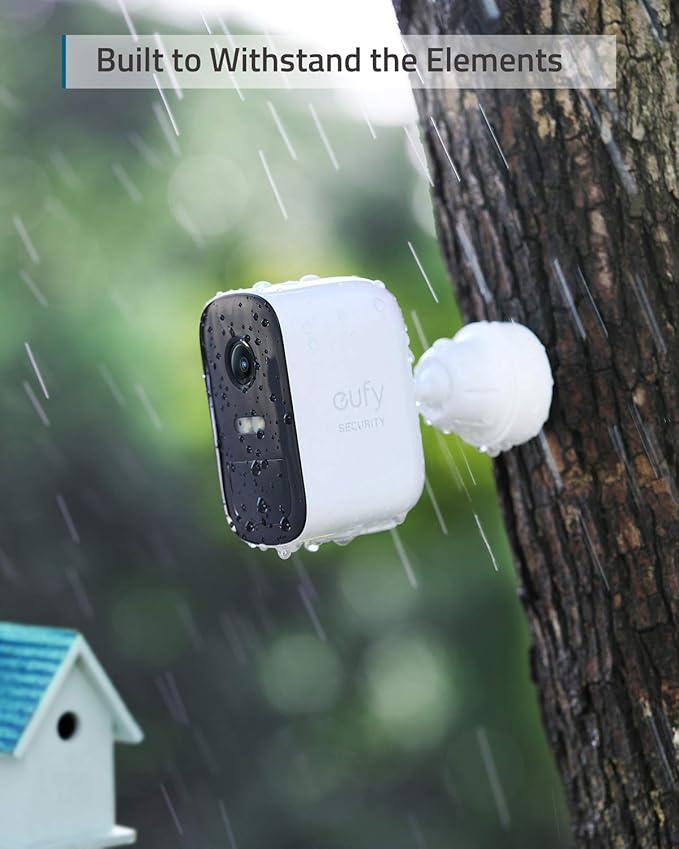 Eufy - Caméra de sécurité HD intelligente sans fil Cam2 x2 avec HomeBase (nouveau)