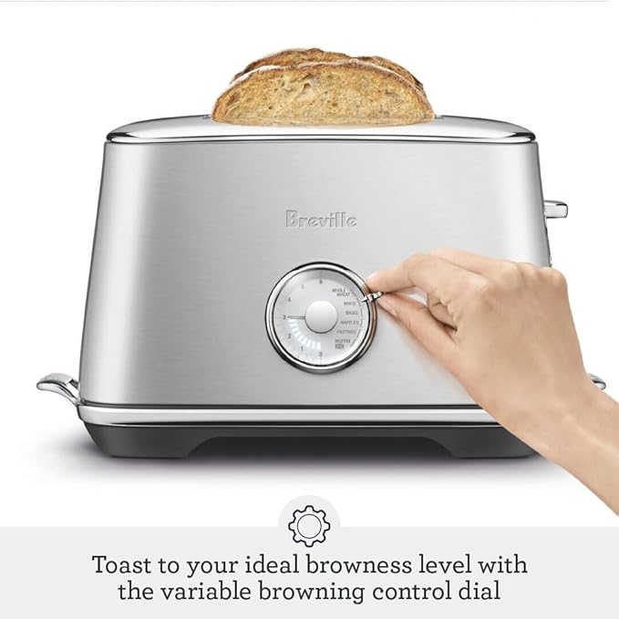 Breville Toast Select Luxe Toaster – Stainless Steel, 2 Slice, Smart &amp; Precise (Open Box)