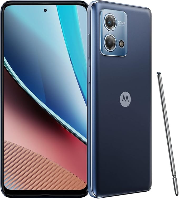 Motorola Moto G Stylus 2023 - Smartphone débloqué, 6,5", 4G LTE, 4 Go RAM, 64 Go de stockage, Midnight Blue (Nouveau)