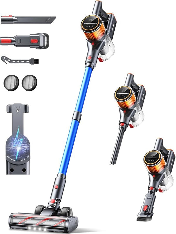 SunSare X9 – Cordless Stick Vacuum Cleaner with LED Display and Advanced Filtration (Open Box)