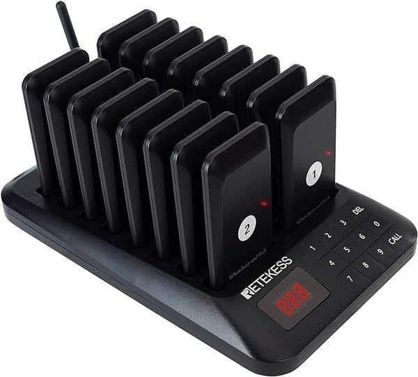 Retekess TD157 – Wireless Pager System for Restaurants and Offices (Open Box)