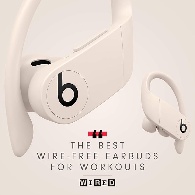 Beats By Dr. Dre Powerbeats Pro - Écouteurs intra-auriculaires sans fil, Ivoire (MY5D2LL/A)