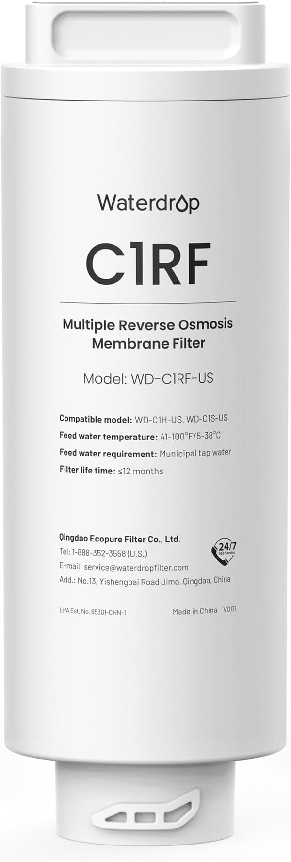 Waterdrop C1RF – Multiple Reverse Osmotic Membrane Filter WD-C1RF-U (New)