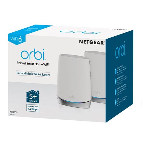 Netgear Orbi AX4200 (3PK) – Système Wi-Fi 6 maillé tribande