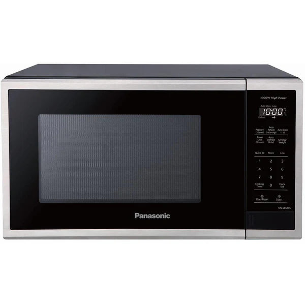 Panasonic Micro-Ondes Compact 1000W – 1.1 pi³ en Acier Inoxydable (Modèle NNSU55QS) (Boite ouverte jamais utilisé) )