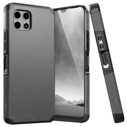 Dual-Layer PC and TPU Case, 6 Colors, Compatible with REVVL 7 5G