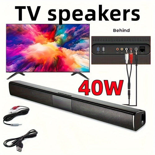 5.1 Surround Sound Soundbar for Smart TV, 21.7", Bluetooth 5.0