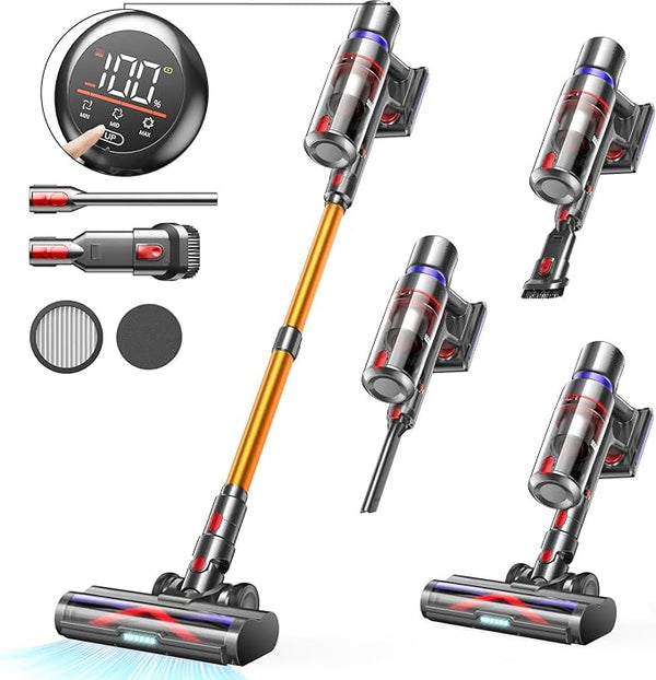 CAMIY GS-V05 – Powerful and Lightweight Cordless Stick Vacuum Cleaner (Open Box)
