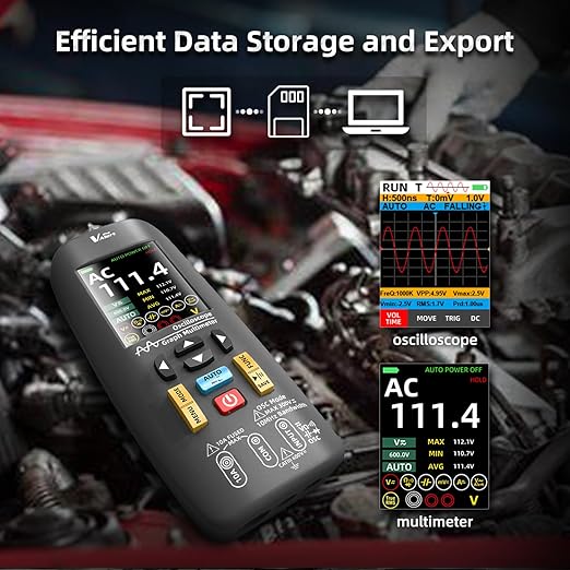 BSIDE O1 – Digital Multimeter with Portable Graphic Oscilloscope | Open Box