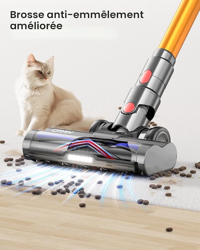 CAMIY GS-V05 – Powerful and Lightweight Cordless Stick Vacuum Cleaner (Open Box)