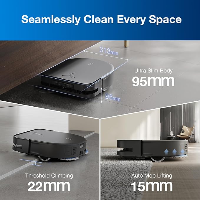 Ecovacs Deebot X5 Pro Omni – Robot Vacuum and Mop with Smart Dock (Open Box)