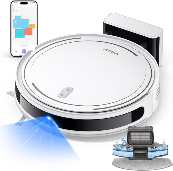 Vyzzle D10 – Smart and Compact Robot Vacuum Cleaner (Open Box)