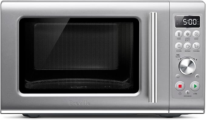 Breville Compact Wave Microwave Oven – Soft Close Door, Quiet and Intuitive (Open Box)