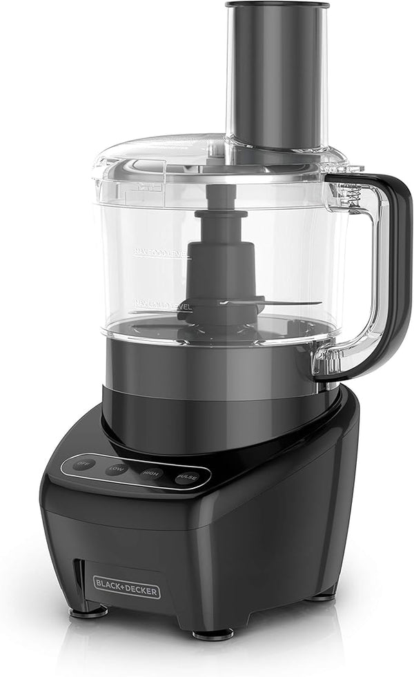 BLACK+DECKER Robot Culinaire et Hachoir 3-en-1 8 Tasses - 450 W - FP4200BC (Boite ouverte jamais utilisé)