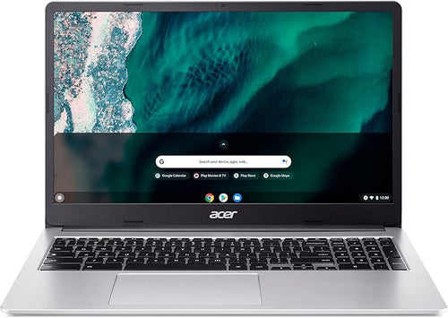Acer CB315 CB315-4H-C823 Chromebook, 15.6"" FHD screen, Intel N4500 processor, 8 GB DDR4, 128 GB eMMC, Chrome OS, silver color