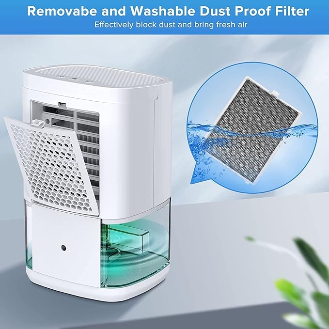 Mini Déshumidificateur – 360° Airflow (Boîte ouverte)