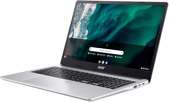 Chromebook Acer CB315 CB315-4H-C823, écran 15,6"" FHD, processeur Intel N4500, 8 Go DDR4, 128 Go eMMC, Chrome OS, couleur argent