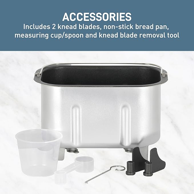 West Bend Hi-Rise Bread Maker – 3 lb (1.36 kg), 12 Programs, Crust Setting (Open Box)