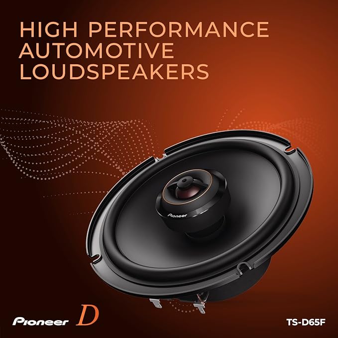 Pioneer D Series TS-D65F – 6.5" 2-way coaxial speakers (270W)