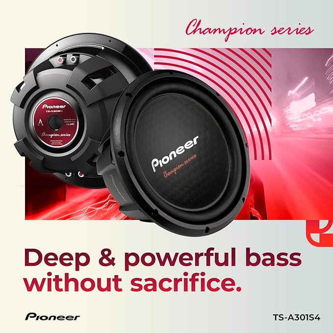 Pioneer TS-A301S4 – Subwoofer 12" Champion Series 1500W 4 Ohms