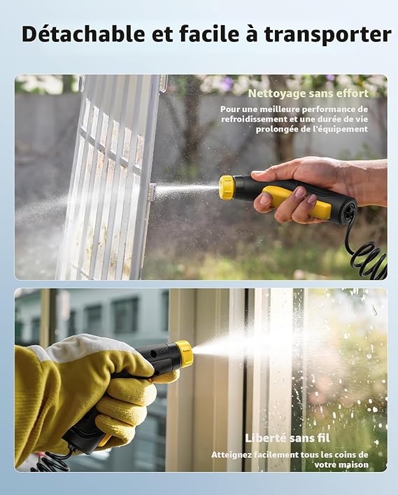 Fanntik NB8 Nano – Cordless Portable Electric High Pressure Sprayer (2.1 L, 3 Batteries) (Open Box)