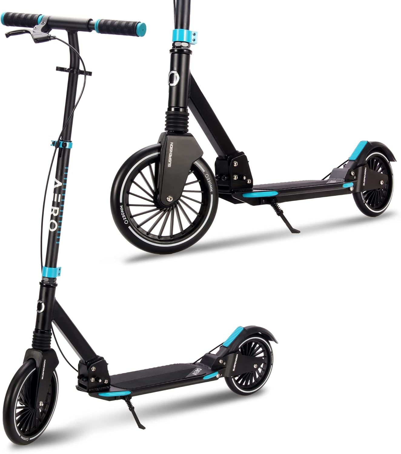 Trottinette Pliable AERO A230 – Roues 12’’ – Suspension Avant & Arrièr ...