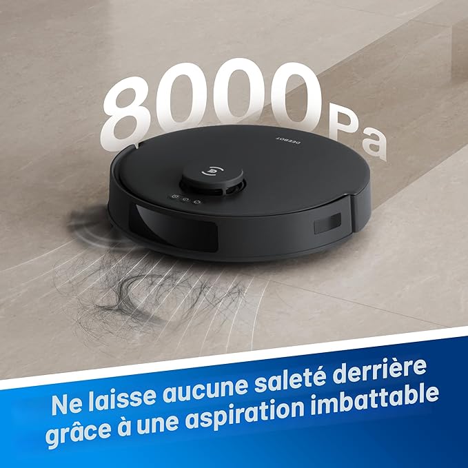 ECOVACS Deebot N20 Plus Robot Vacuum Cleaner – Ozmo Vacuum + Wash, Automatic Dock (Open Box)