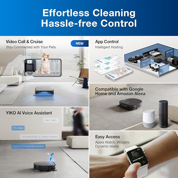 Ecovacs Deebot X5 Pro Omni – Robot Vacuum and Mop with Smart Dock (Open Box)