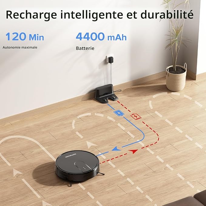 ROPVACNIC S1 – Intelligent and Autonomous Robot Vacuum Cleaner (Open Box)