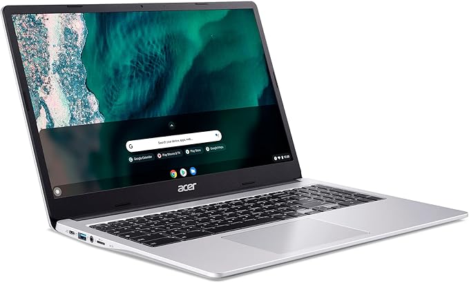 Chromebook Acer CB315 CB315-4H-C823, écran 15,6"" FHD, processeur Intel N4500, 8 Go DDR4, 128 Go eMMC, Chrome OS, couleur argent