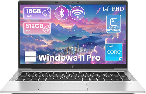 HP EliteBook 840 G7 — 14" FHD, Intel 10e gén.