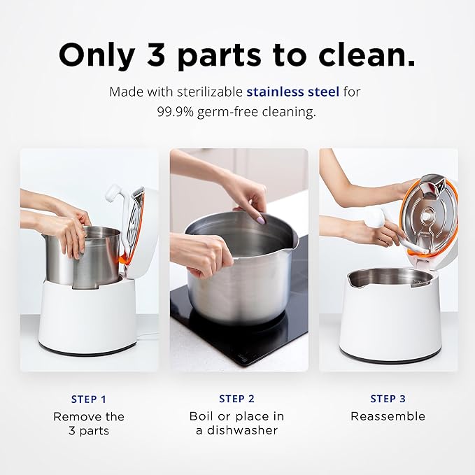 Carepod 31S Stainless Steel Humidifier – Large Room, Baby &amp; Easy Clean