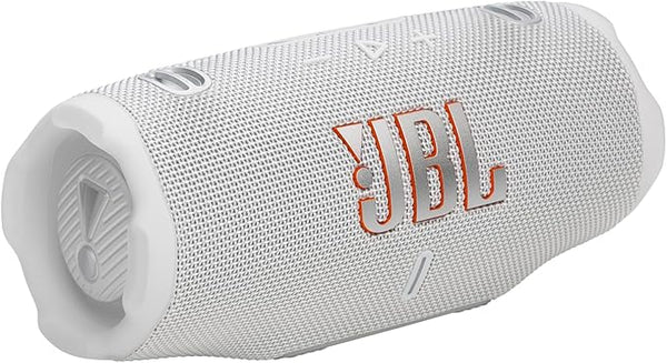 JBL Charge 6 – Waterproof and shockproof portable Bluetooth speaker (White)
