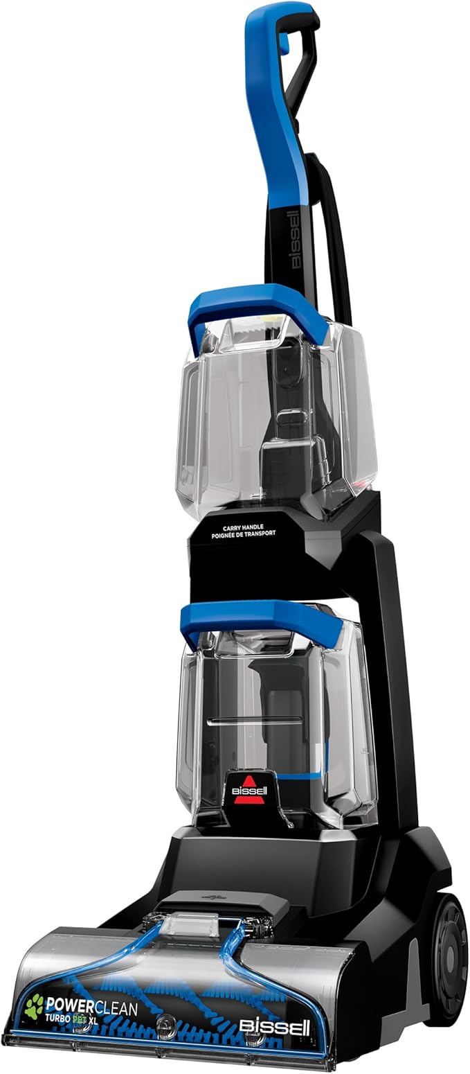 BISSELL 3748C PowerClean Pet XL Nettoyeur de tapis vertical, Noir