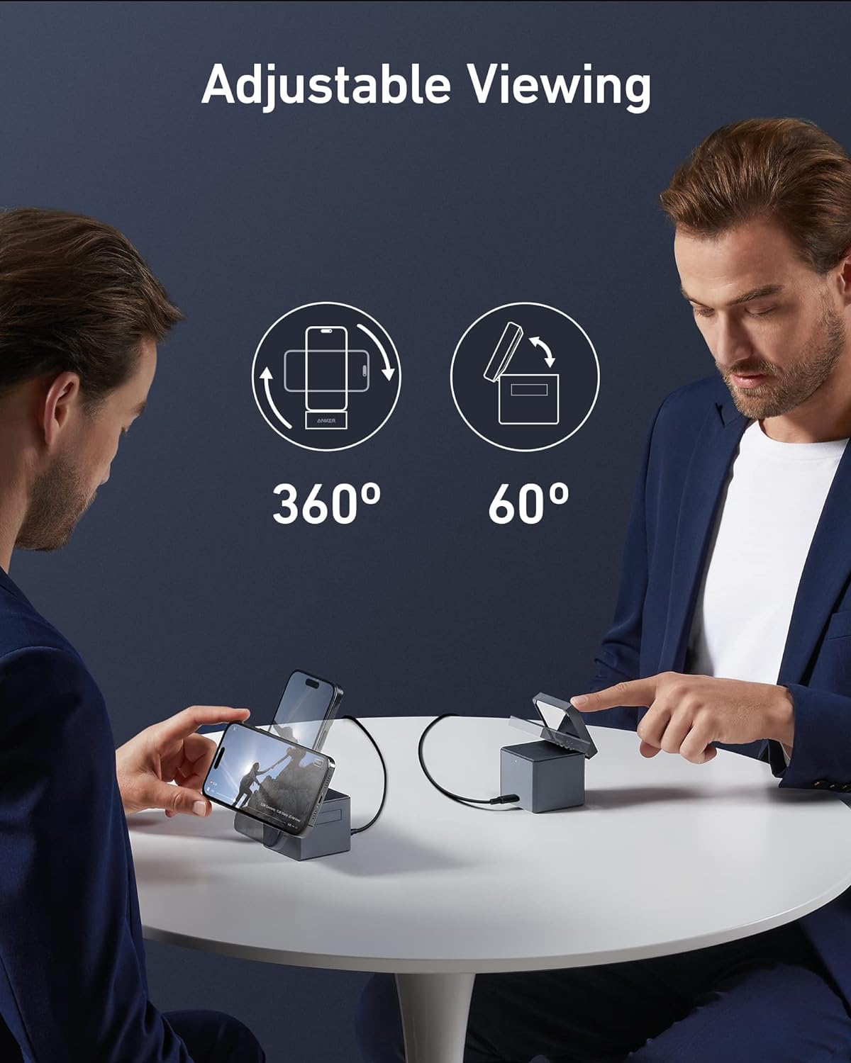 Anker MagGo Station de Charge Sans Fil 3-en-1 avec Qi2 (boite ouverte jamais utilisé)