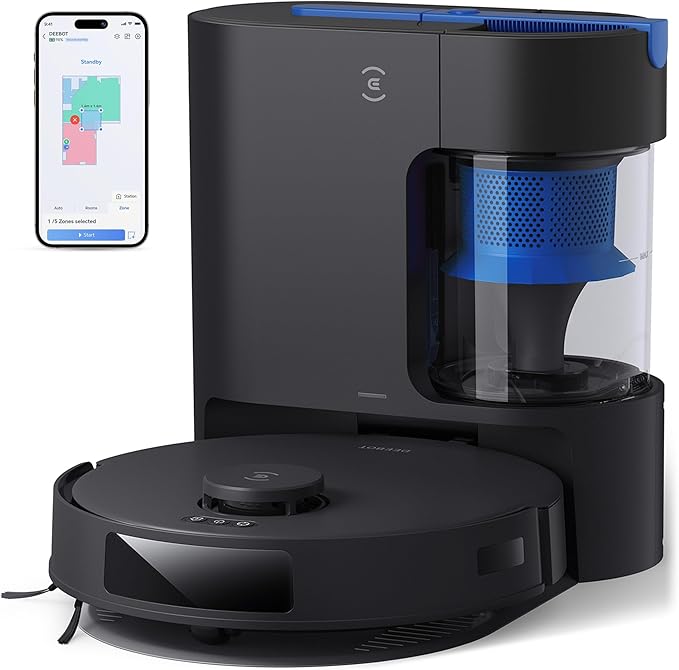 ECOVACS Deebot N20 Plus Robot Vacuum Cleaner – Ozmo Vacuum + Wash, Automatic Dock (Open Box)