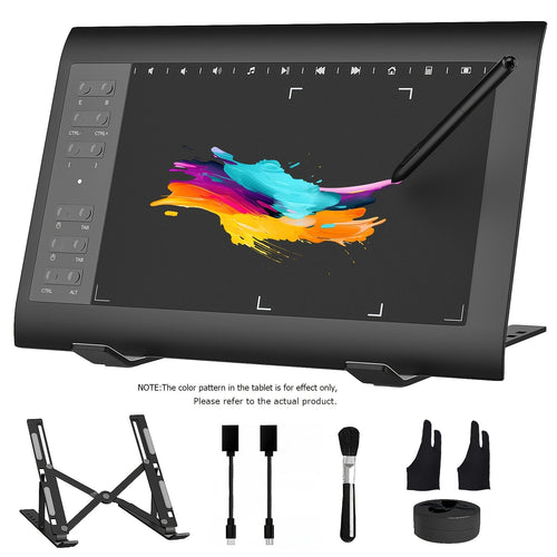 10x6 Inch Graphics Drawing Tablet, 8192 Pressure Levels, Battery-Free Stylus, ±60° Tilt