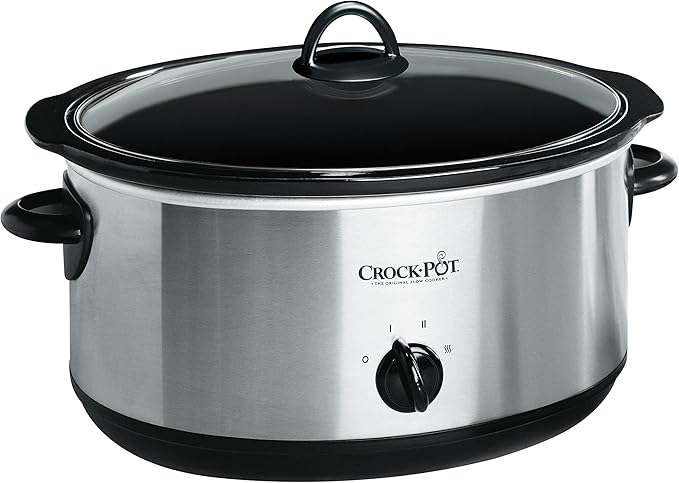 Mijoteuse Crock-Pot 8 Quarts avec Dipper – Acier Inoxydable