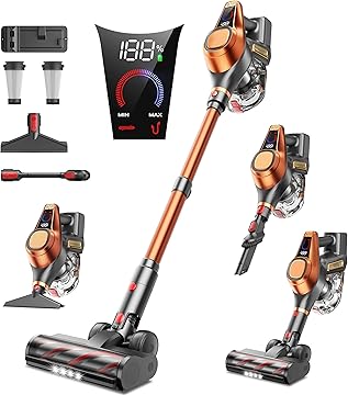 Fleety Ultra 8 Cordless Stick Vacuum – Lightweight, Powerful &amp; Rechargeable (Open Box)