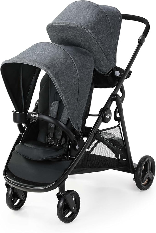 Graco Ready2Grow 2.0 – Poussette Double Polyvalente | Modèle Rafa (Nouveau)