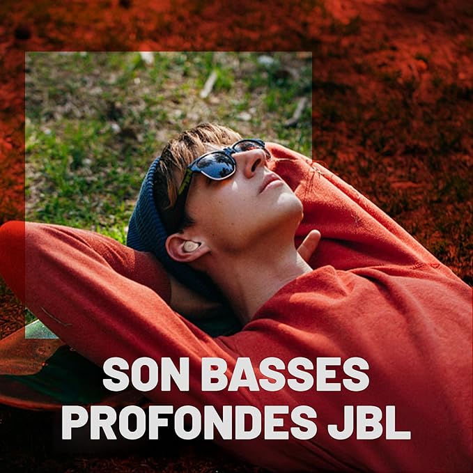 JBL Vibe Buds – True Wireless Earbuds with Deep Bass (Black)