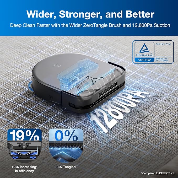 Ecovacs Deebot X5 Pro Omni – Robot Vacuum and Mop with Smart Dock (Open Box)