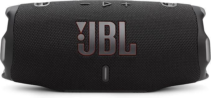 JBL Charge 6 – Waterproof and shockproof portable Bluetooth speaker (Black)