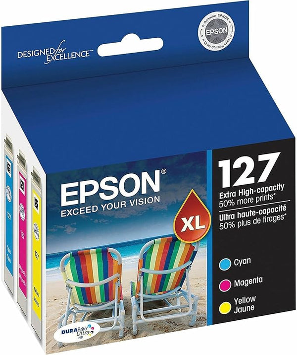 Epson T127520-S DuraBrite 127 - Cartouche Ultra à Très Haute Capacité - Multicolore